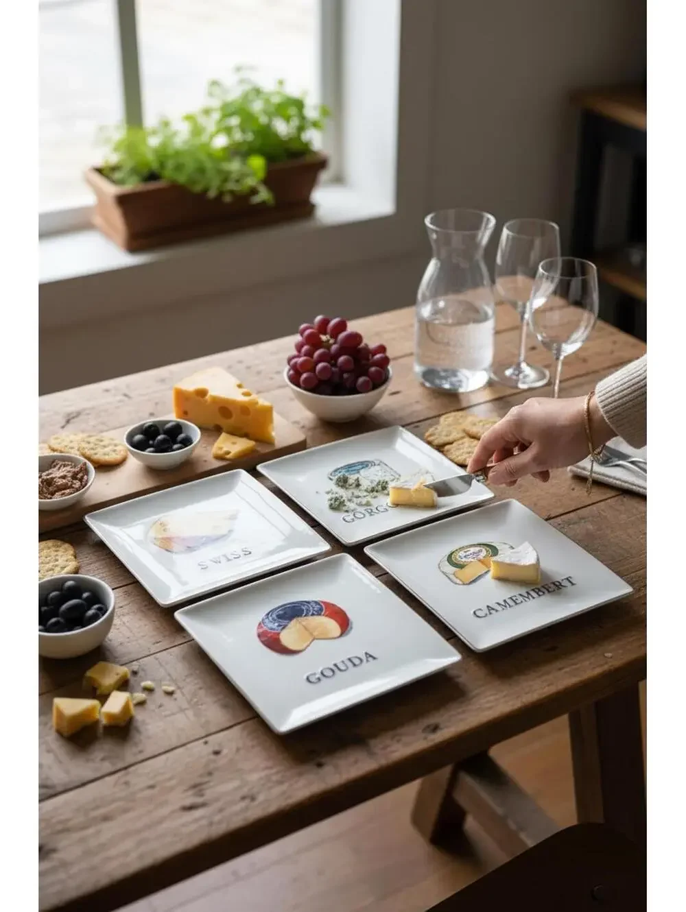Vintage “Say Cheese” collection by Boston Warehouse - set of 4